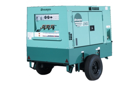 デンヨー（株）  DIS-180SS2  デンヨー　トレーラ付エンジンコンプレッサ