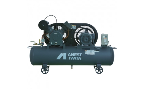 アネスト岩田（株）  TLP15E-10M5  アネスト岩田　【売切り廃番】レシプロコンプレッサ（タンクマウント・オイルタイプ）