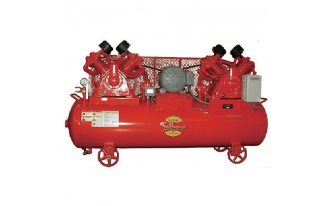 （株）富士コンプレッサー製作所  W-40MT（50HZ）  富士　汎用空冷二段圧縮コンプレッサ　５０Ｈｚ