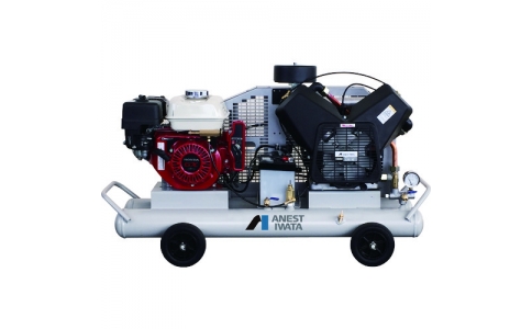 アネスト岩田（株）  PLUE15C-10  アネスト岩田　軽便形コンプレッサ　１．５ＫＷ　エンジン駆動