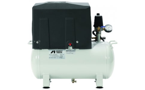 アネスト岩田(株)  TWP02-8C  アネスト岩田 レシプロコンプレッサー(オイルフリー) 50/60Hz 0.2kW 単相100V