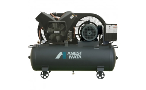 アネスト岩田(株)  TFP55C-10-M6  アネスト岩田 オイルフリーレシプロコンプレッサ5.5kW 60Hz