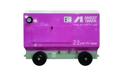 アネスト岩田(株)  CFUE22C-7  アネスト岩田 パッケージコンプレッサ 2.2KW エンジン駆動