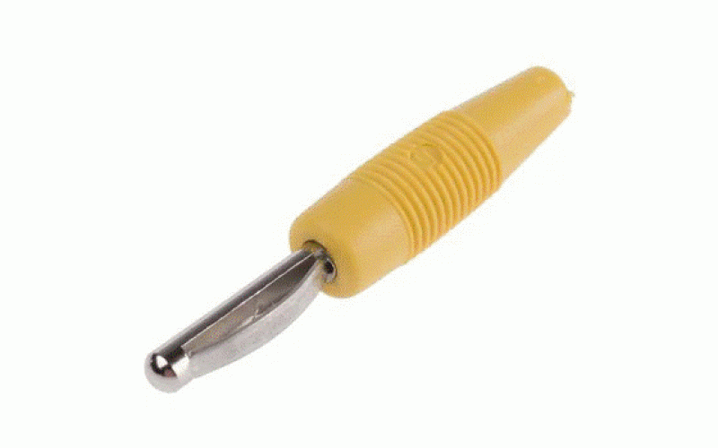 Hirschmann Test & Measurement バナナプラグ 真鍮 51mm 黄