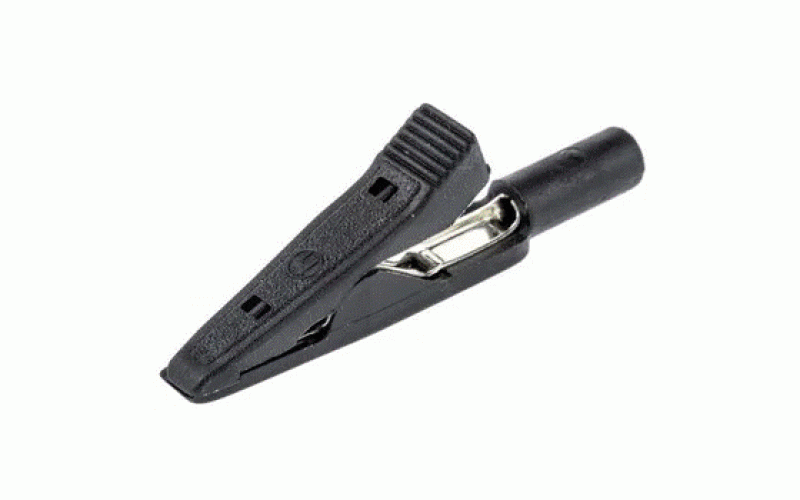 ヒルシュマン 930 317-800 ドルフィンクリップ 5A， 黒