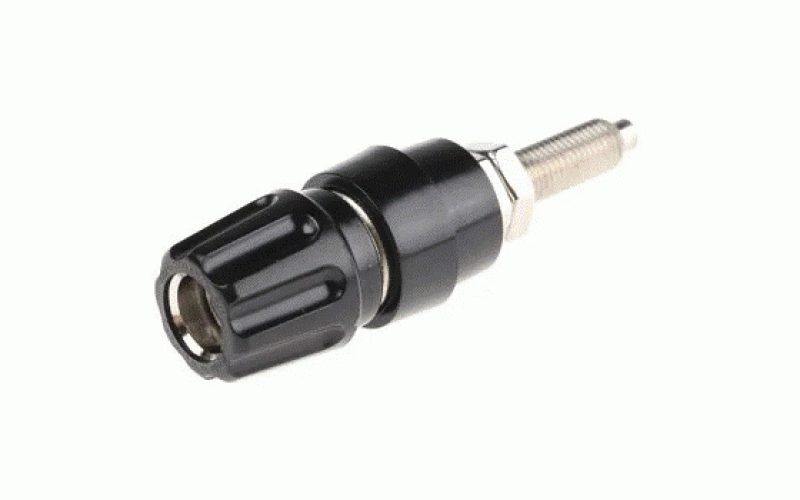 Hirschmann Test & Measurement バナナプラグ 真鍮 63.5mm 黒  品番930144100仕様