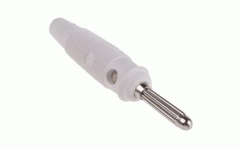 Hirschmann Test & Measurement バナナプラグ 真鍮 60mm 白  品番930727107仕様