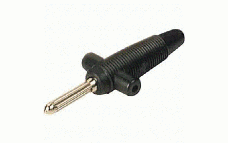 Hirschmann Test & Measurement バナナプラグ 真鍮 60.5mm 黒(931667100)  品番931667100仕様