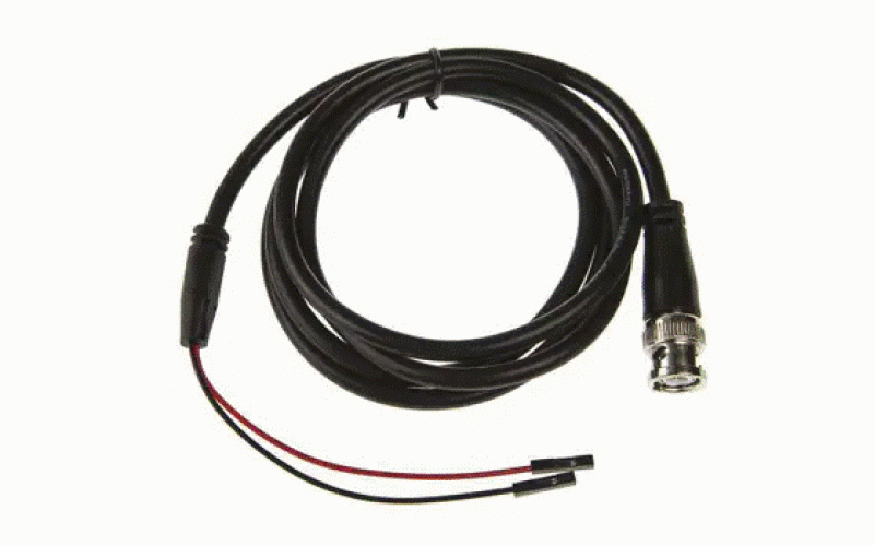 ヒルシュマン BNC オス → 角形ピンレセプタクル， テストリード， 黒  品番933844001仕様