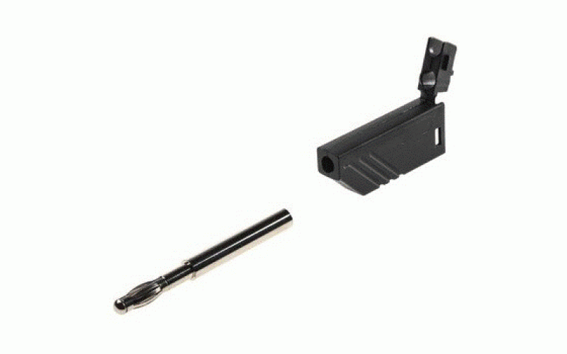 Hirschmann Test & Measurement バナナプラグ 真鍮 黒(934100100)  品番934100100仕様