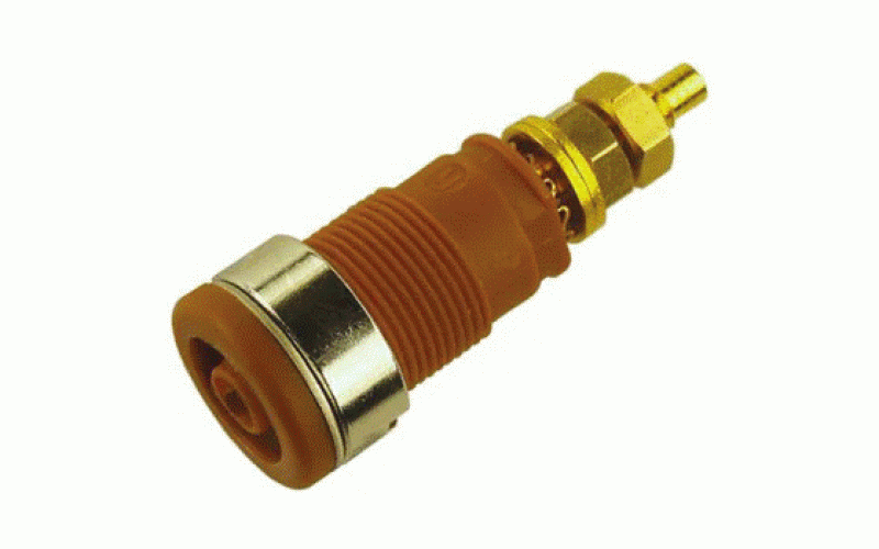 Hirschmann Test & Measurement バナナプラグ 真鍮 39mm 茶  品番972354105仕様