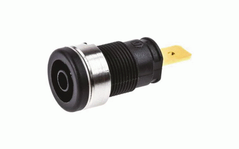 Hirschmann Test & Measurement バナナプラグ 真鍮 33mm 黒  品番972356100仕様