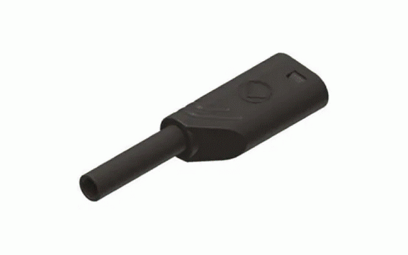 Hirschmann Test & Measurement バナナプラグ ベリリウム銅， 真鍮 41.5mm 黒  品番975090700仕様