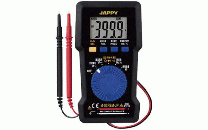 JAPPY  マグネット付デジタルテスタ  品番M-03FBM-JP