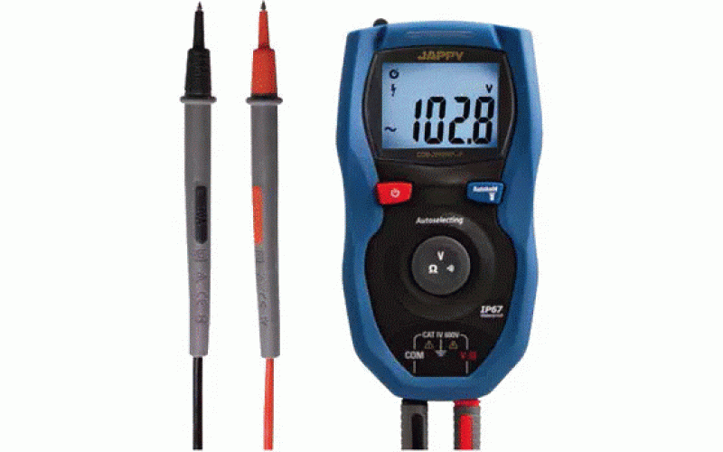 JAPPY  防塵防水デジタルマルチメータ  品番CDM-2500WP-JP