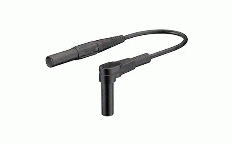 マルチコンタクト テストリード線 1kV， 黒， 1m(66.9005-100-21)  品番66.9005-100-21仕様