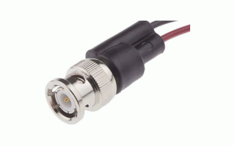 Pomona BNC オス → フリーエンド， テストリード， 黒 ， 赤  品番4970仕様