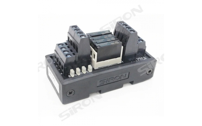 SIRON Y450 High-Quality 4-Bit Wide-Bottom Signal Relay Module for PLC