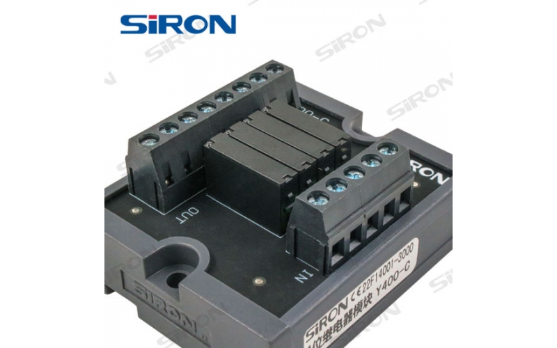 SIRON Y400 Terminal Relay LED Operation Indicator 4 Channel 5A AC 250 DC 24V Output Relay Module