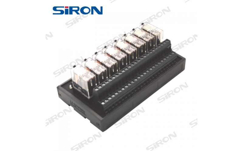 SIRON Y435 8-Channel Power Relays Module PLC Output Controller 5A 250VAC / 30VDC DIN Rail Mount Relay Module