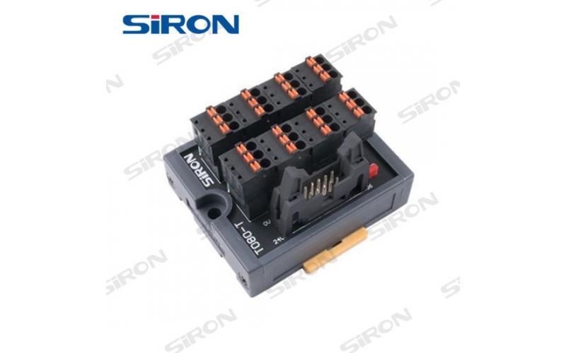 SIRON T080-T 8 Position Input Pluggable Terminal Block Improves Efficiency 2, 3-Wire System Signal Terminal Block