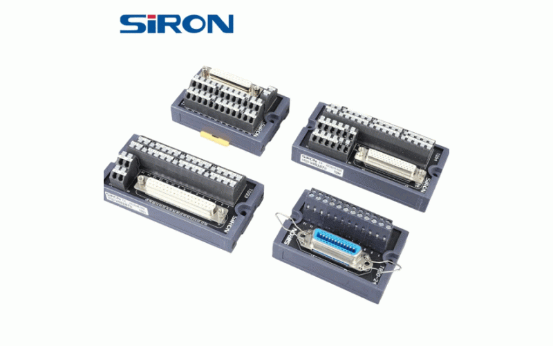 SIRON T064 Universal DIN Rail 50 Pin Terminal Block Module for Servo Motor and Servo Drive Module Breakout Board
