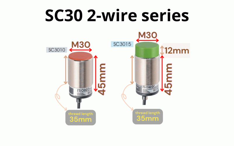 ROKO Proximity Sensor SC30 2-wire