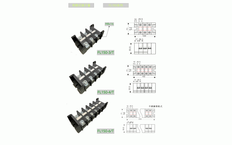 ROKO Series terminal block FL150