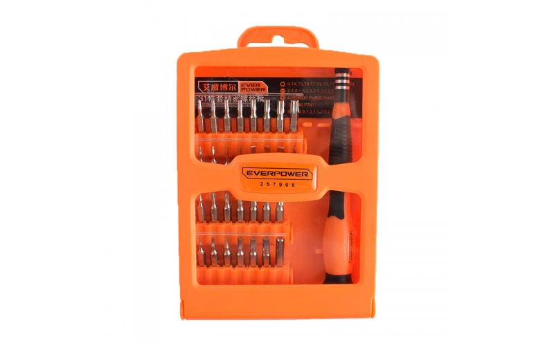 EVERPOWER 257906 31-piece set of precision screwdrivers