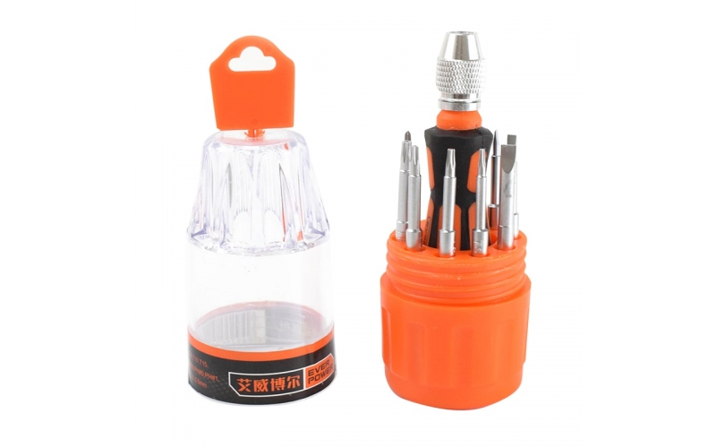 EVERPOWER 257909 11-piece set of interchangeable screwdrivers