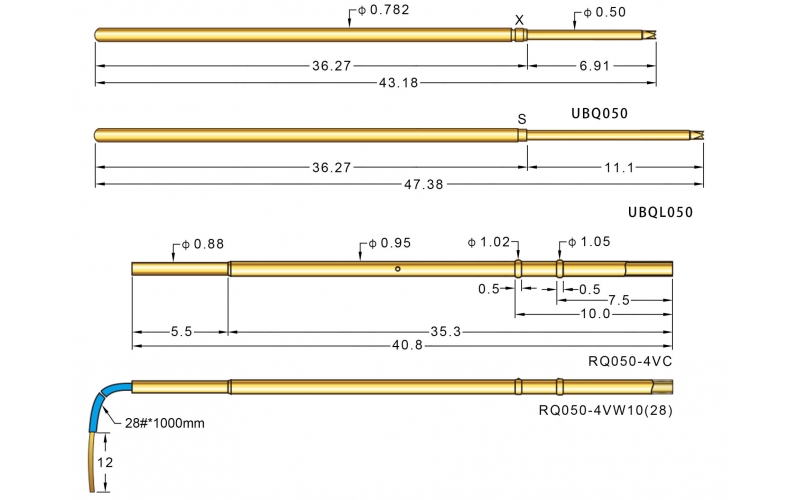 HUARONG UBQ050 UB Series Probe