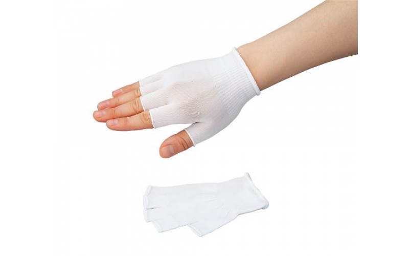 ASONE  FFG-1 Fingerless Inner glove (For assembly and inspection) 10 Pairs Pack　
