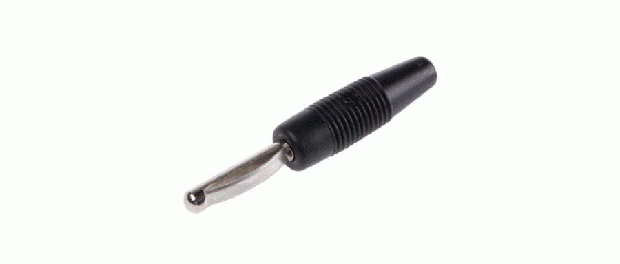 Hirschmann Test & Measurement バナナプラグ 真鍮 51mm 黒