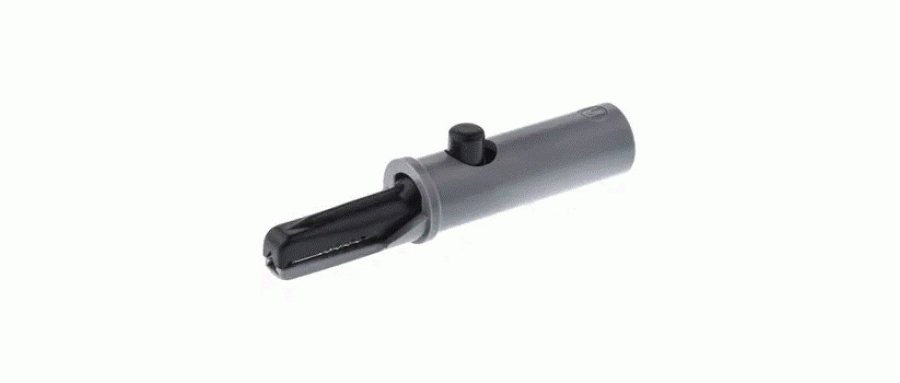 ヒルシュマン 930126100 わに口クリップ 6A 6mm， 黒  品番930126100仕様