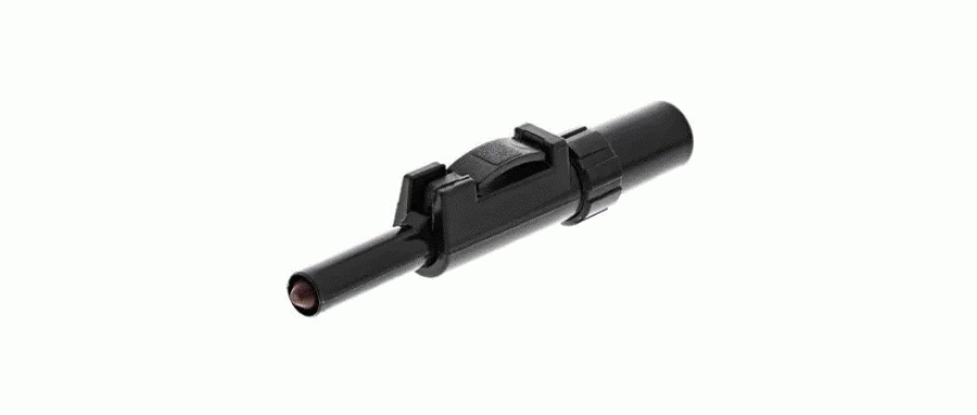 Black retractable shroud plug，4mm  品番931824100仕様