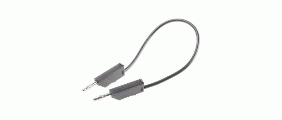 Hirschmann Test & Measurement テストリード線 60V dc， 黒， 25cm(934058100)  品番934058100仕様