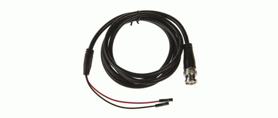 ヒルシュマン BNC オス → 角形ピンレセプタクル， テストリード， 黒  品番933844001仕様