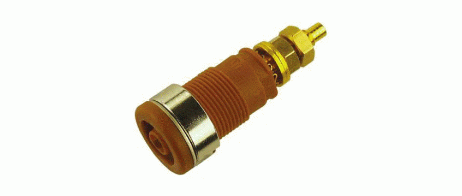 Hirschmann Test & Measurement バナナプラグ 真鍮 39mm 茶  品番972354105仕様