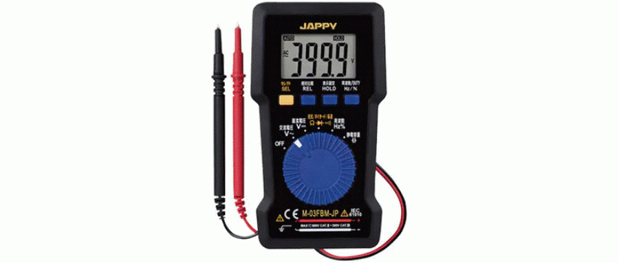 JAPPY  マグネット付デジタルテスタ  品番M-03FBM-JP