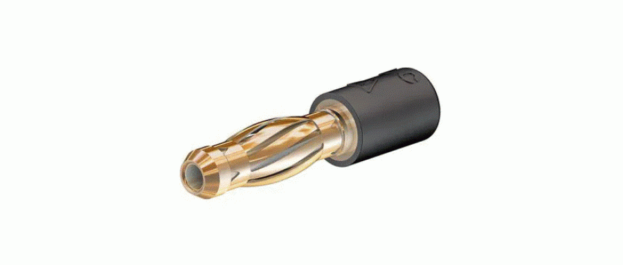 マルチコンタクト テストアダプタ， 4mm プラグ， 2mm ソケット， 黒 24.0106-21  品番24.0106-21仕様