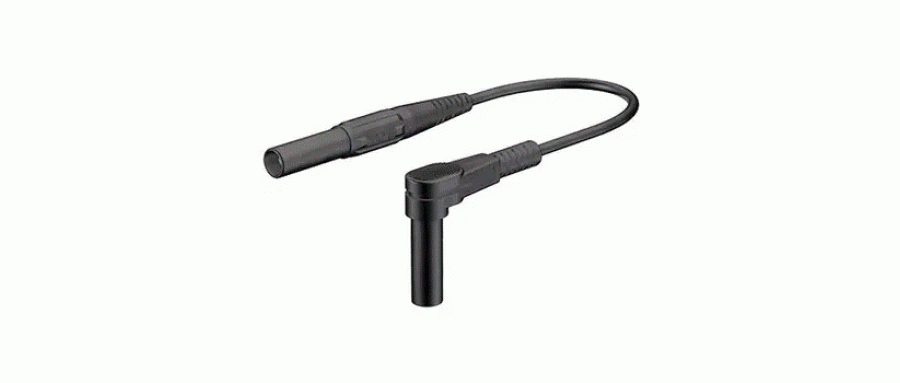 マルチコンタクト テストリード線 1kV， 黒， 1m(66.9005-100-21)  品番66.9005-100-21仕様