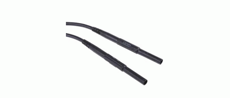 マルチコンタクト テストリード線 1 kV， 5 kV， 黒， 1.5m  品番66.9425-150-21仕様