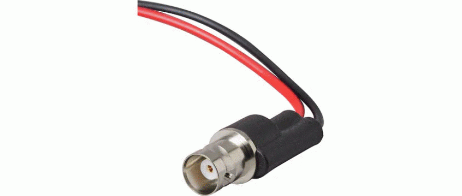 Pomona BNC メス → フリーエンド， テストリード， 黒 ， 赤  品番4969仕様