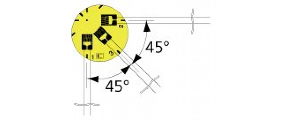 KYOWA  KFRB-1-120-D25 KFRB-05-120-D25 120Ω Triaxial, 0°/90°/45°