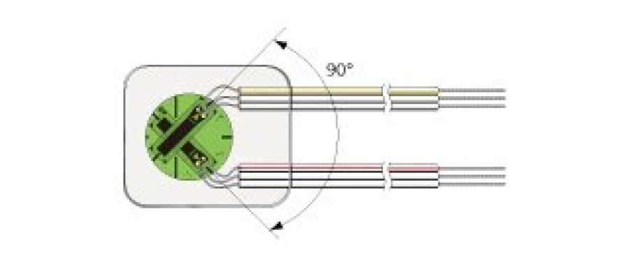 KYOWA KFWB-5-120-D16 KFWB-2-120-D16 120Ω Biaxial, 0°/90°stacked rosette Waterproof Foil Strain Gages