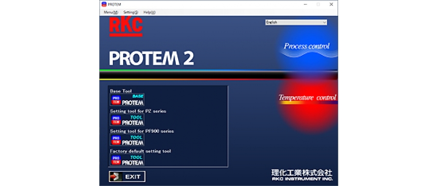 RKC  PROTEM2 Setting data support tool for controllers and indicators