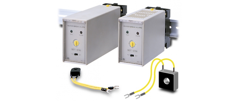 RKC HBA-T120 / HBA-T130 MCU-based Heater Break Alarm (for single/three phase power controllers), DIN-rail mounting type